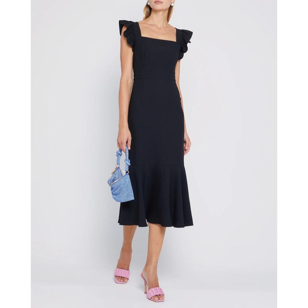 NWT O.P.T Ciles Criss-Cross Back Midi Dress Medium
